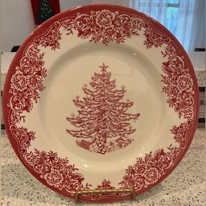 EUC Vintage Royal Stafford Christmas Tree Plate